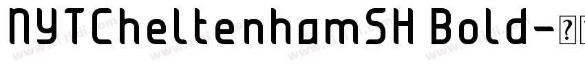NYTCheltenhamSH Bold字体转换